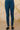 Blue Interlock Ankle Length Winter Tights