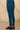 Blue Interlock Ankle Length Winter Tights