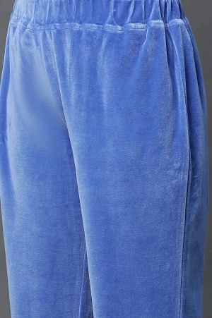 Green Geometric Printed Kurta and Pants Winter Set