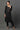 Black Embroidered Velvet Kurta and Pants Set