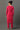 Pink Embroidered Velvet Winter Kurta and Pants Set