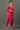 Pink Embroidered Velvet Winter Kurta and Pants Set