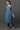 Blue Zari Embroidered Velvet Kurta and Pants Set