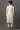 Off White Mock Layer Pointelle Kurta and Tights Set