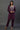 Purple Velvet Embroidered Kurta and Pants Festive Set
