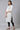 White Geometric Printed Summer Kurta