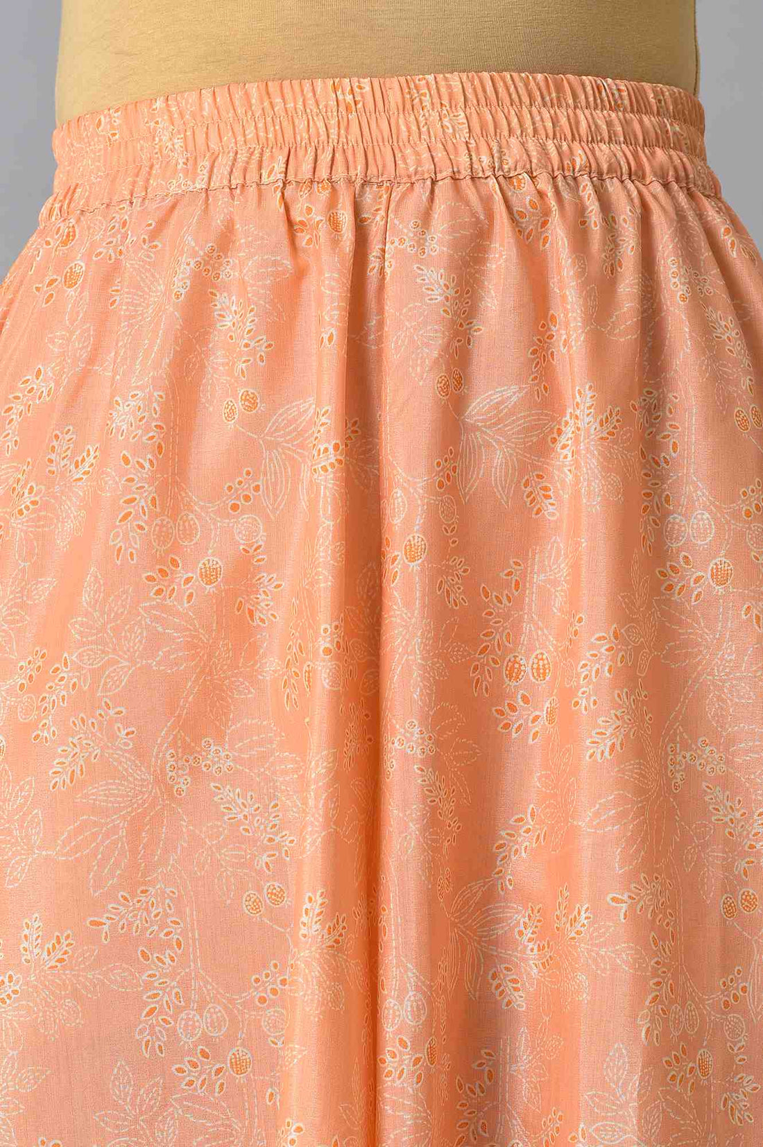 Peach Printed Summer kurta Set