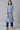 Blue Printed Casual kurta Set