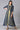 Blue Embroidered Gillet &amp; Dress Set