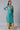 Green Floral Printed Round Neck Kurta