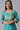 Green Floral Printed Round Neck Kurta
