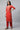 Red Printed Summer kurta Set