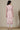 White &amp; Pink Floral Printed Straight Kota Kurta