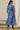 Ensign Blue Flared Kalidar Kota Kurta with Embroidered Neckline