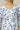 White Floral Printed Flared Kurta with Gold Piping