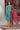 Spectra Green Floral Foil Printed Straight Kurta with Dori Embroidery