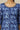 Blue Floral Sequined Straight Chiffon Kurta