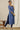 Blue Floral Sequined Straight Chiffon Kurta