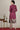 Pink Foil Floral Printed Straight Kurta with Heavy Gold Border