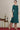 Emerald Green Sequined &amp; Embroidered Straight Kurta with Pleated Yoke