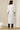 White Yarn Dyed Pure Cotton Straight Kurta in Stylized Neck