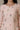 Light Peach Foil Floral Printed A line Rayon Kurta with Curved Hemline