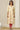 Yellow Floral Printed Schiffli Embroidered Straight Kurta in V-Neck