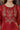 Red Dori Embroidered Yoke Straight Festive Kurta