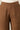 Brown Solid Rayon Flax Comfy Trousers with Pockets