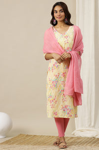 Pink Yard Dyed Pure Cotton Soft Dupatta