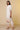 White Floral Foil Printed Straight Kurta, Palazzo and Dupatta Set