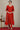 Red Yarn Dyed Embroidered Sweetheart Neck Kurta, Churidar and Jacquard Dupatta