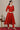 Red Yarn Dyed Embroidered Sweetheart Neck Kurta, Churidar and Jacquard Dupatta