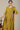 Mustard Yellow Yarn Dyed Cotton Blend Embroidered Anarkali Kurta, Cotton Churidar and Jacquard Dupatta Set