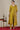 Mustard Yellow Yarn Dyed Cotton Blend Embroidered Anarkali Kurta, Cotton Churidar and Jacquard Dupatta Set