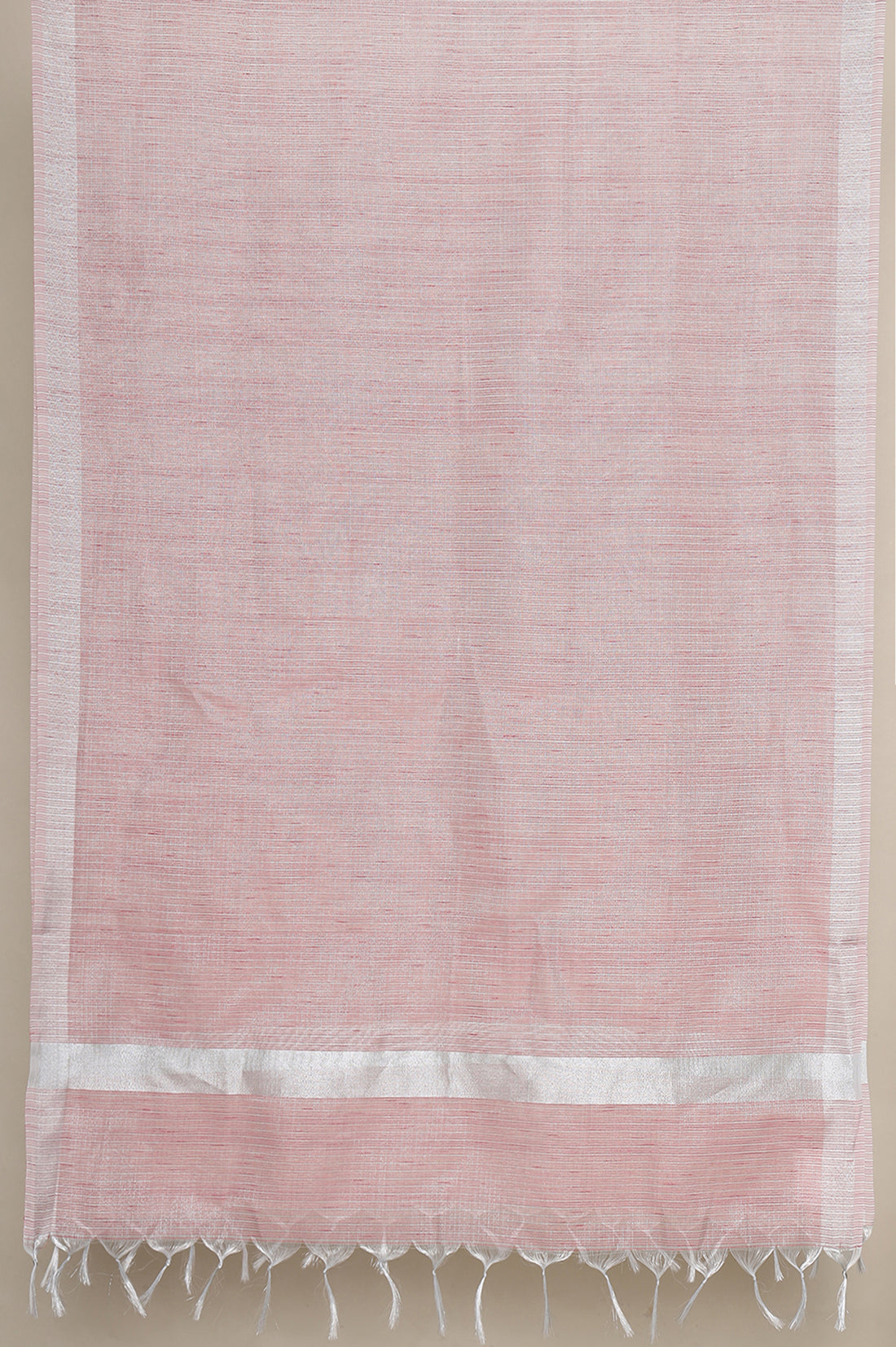 Onion Pink Yarn Dyed Dori Embroidered Anarkali Kurta, Trousers and Dupatta Set