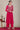 Pink Dori Embroidered Naira Cut Kurta, Palazzo and Stole Set