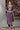 Purple Floral Printed Straight Kurta and Palazzos Set with Dupatta