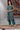 Teal Floral Printed Pure Cotton Sleeveless Kurta, Sheer Gilet and Pants Set