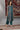 Teal Floral Printed Pure Cotton Sleeveless Kurta, Sheer Gilet and Pants Set