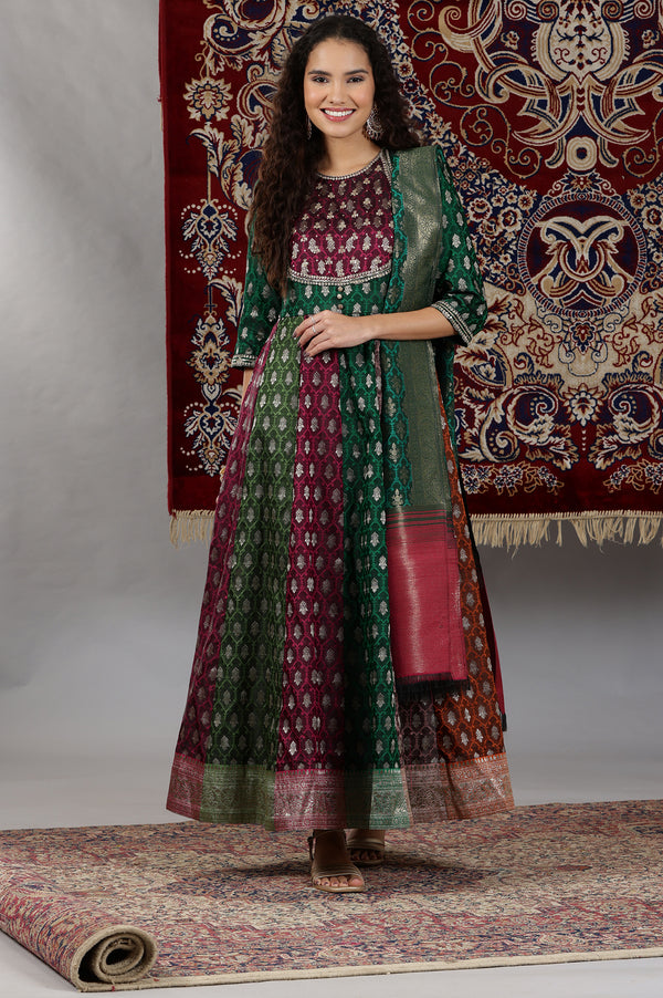 Anarkali kurta with Dupatta Set