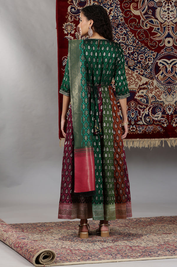 Anarkali kurta with Dupatta Set