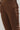 Brown Solid Cotton Blend Trousers