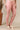 Pink Cotton Lycra Ankle Length Leggings