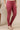 Purple Cotton Lycra Ankle Length Leggings