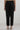 Black Solid Rayon Straight Trousers &amp; Pants