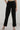 Black Solid Straight Trousers &amp; Pants