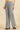Grey Solid Rayon Straight Trousers &amp; Pants