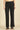 Black Solid Rayon Straight Trousers &amp; Pants