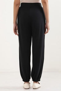Black Pleated Harem Pants
